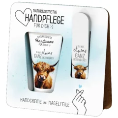 Geschenk für Dich - Handpflege-Set "Hochlandrind" - Du bist etwas ganz Besonderes