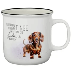 Geschenk für Dich - Kultbecher "Dackel" - Die kleinen Dinge im Leben