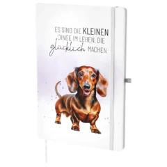 Geschenk für Dich - Notizbuch "Dackel" - Die kleinen Dinge im Leben