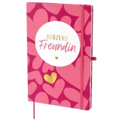 Geschenk für Dich - Notizbuch "Herzensfreundin" - Herzen