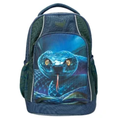 Schulrucksack mit Schlangen-Motiv