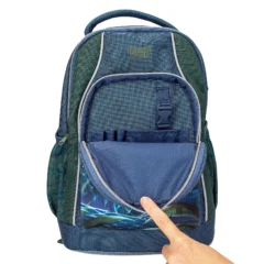 Schulrucksack mit Schlangen-Motiv