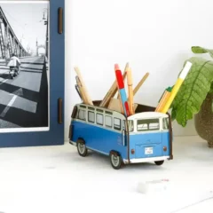 WERKHAUS Stiftebox VW T1 Bulli Blau