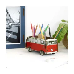 WERKHAUS Stiftebox VW T1 Bulli - Rot