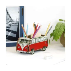 WERKHAUS Stiftebox VW T1 Bulli - Rot