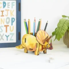 WERKHAUS Stiftebox Dino Triceratops