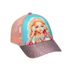 TOPModel Cap MUSIC mit Glitzer, bedruckt