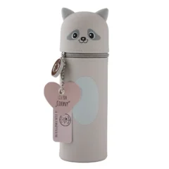 Federmäppchen aus Silikon „Waschbär Coony“