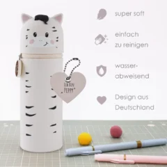 Federmäppchen aus Silikon „Zebra Peppy“