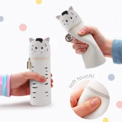 Federmäppchen aus Silikon „Zebra Peppy“