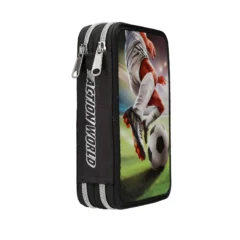 2-Fach Federtasche Fußball - Action World