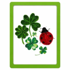 Handgefertigter Magnet „Kleeblatt
