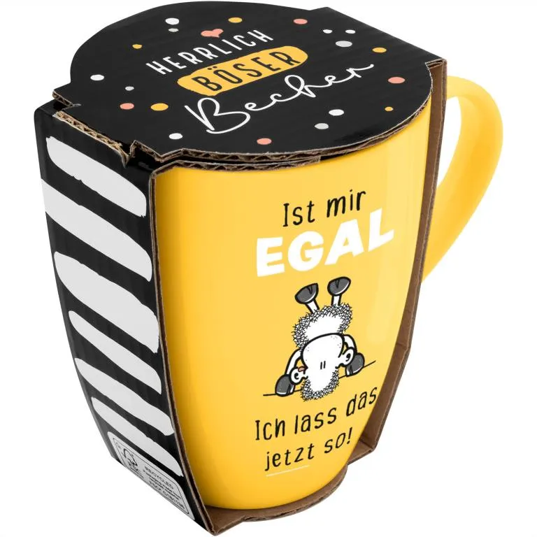 Sheepworld böser Becher EGAL