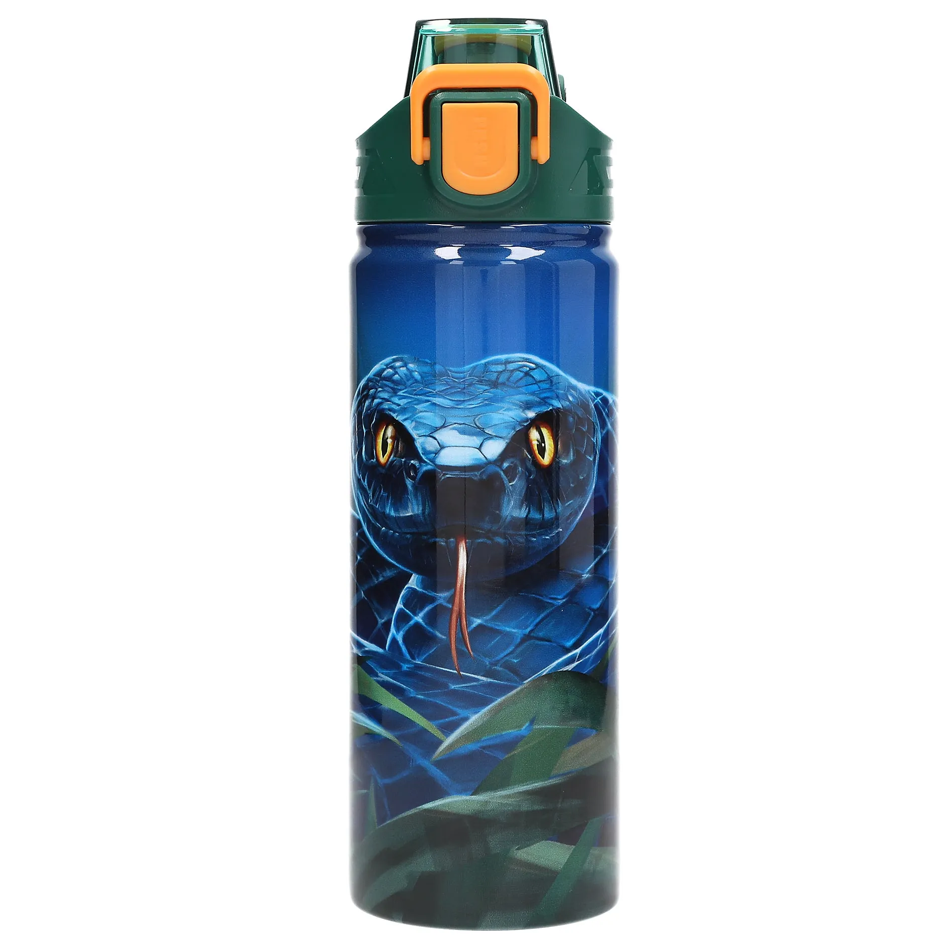 Edelstahl Trinkflasche mit Schlangen-Motiv